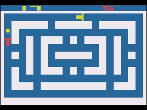 Screenshot of Slot Racers for Atari 2600